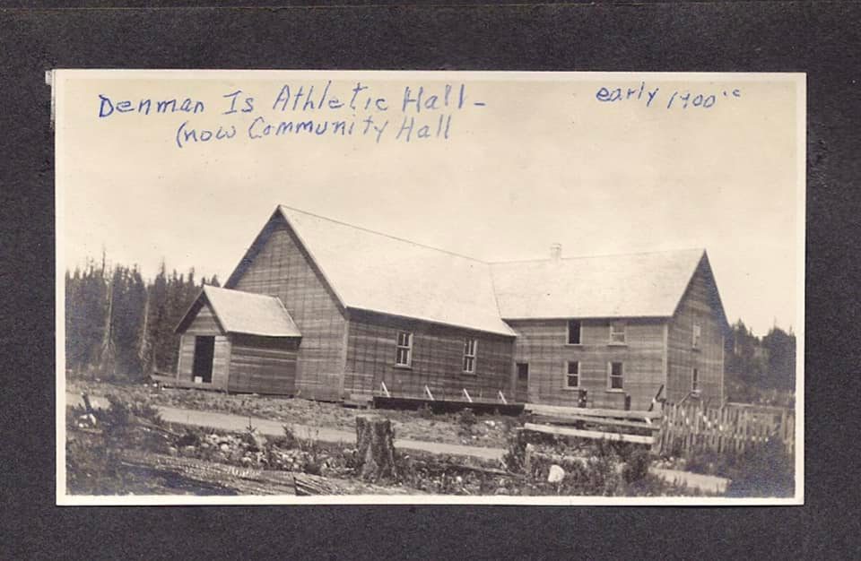 Denman Island Athletic Hall (early 1900s), now known as the Community Hall